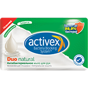 Антибактериальное мыло ACTIVEX DUO Natural